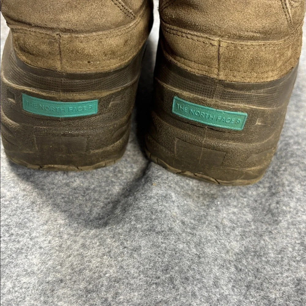 The North Face Shellista II Lace Up Boots Girls 3 Faux Fur Trim Nordic